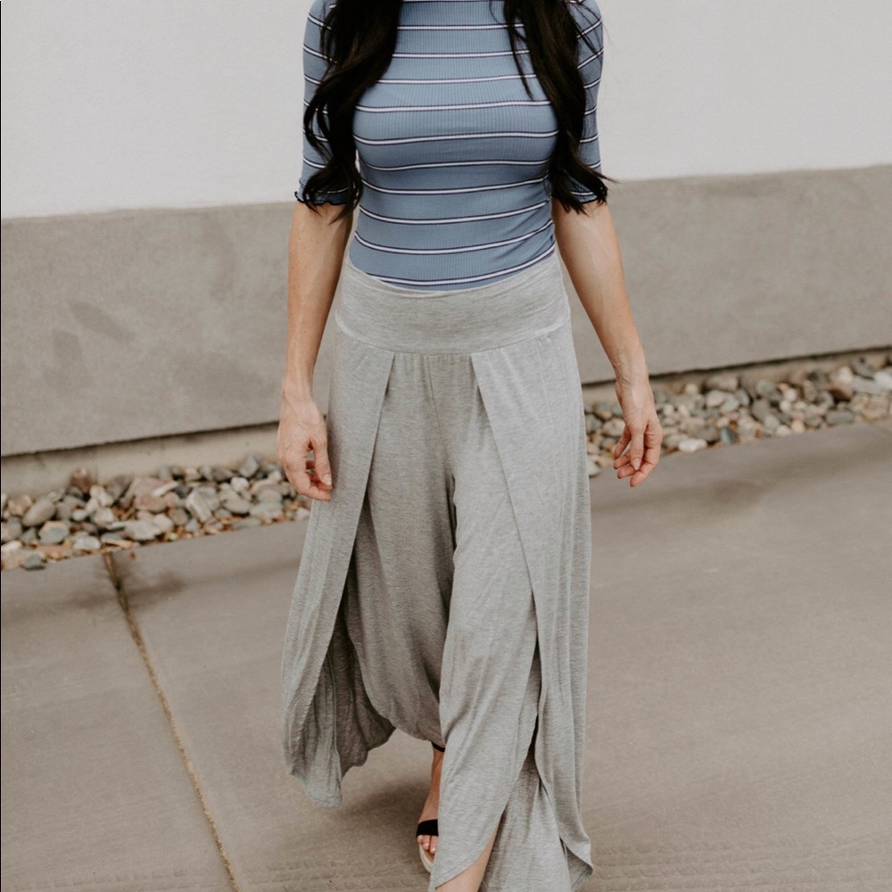 The Tulip Pant - Heather Grey